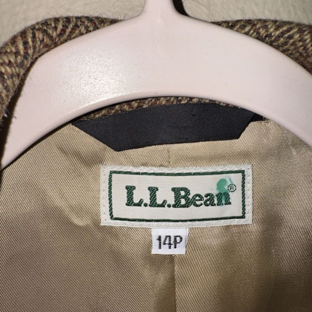 L.L. Bean Women’s Suit Jacket Brown - Picture 2 of 6